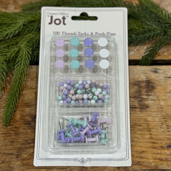 Spiral Notebook, Push Pins and Star Pen Set - Picture 3 of 5